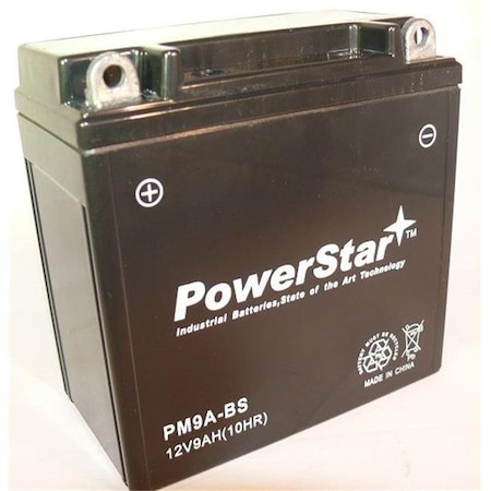 PowerStar PM9A-BS-025 9-B Battery For Fantic Motors Motorcycle 125 Cc GTA Electric-start